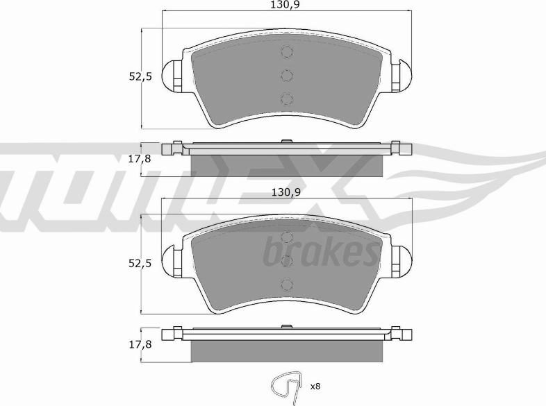 TOMEX brakes TX 13-44 - Jarrupala, levyjarru www.parts5.com