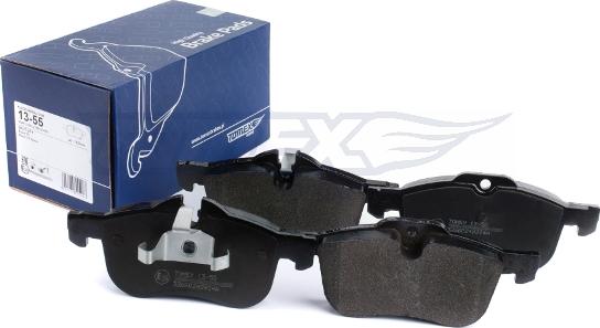 TOMEX brakes TX 13-55 - Brake Pad Set, disc brake www.parts5.com