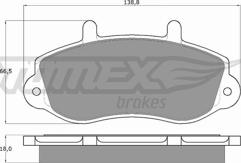 TOMEX brakes TX 13-01 - Set placute frana,frana disc www.parts5.com