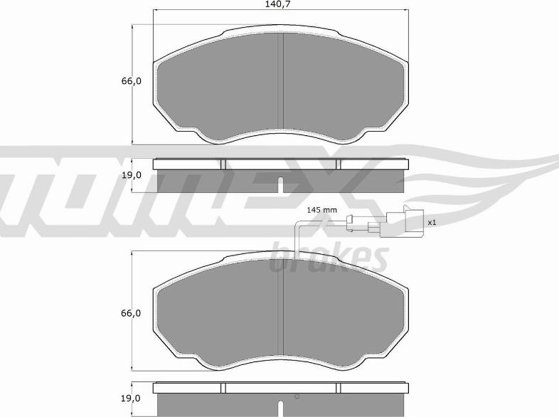 TOMEX brakes TX 12-45 - Jarrupala, levyjarru www.parts5.com