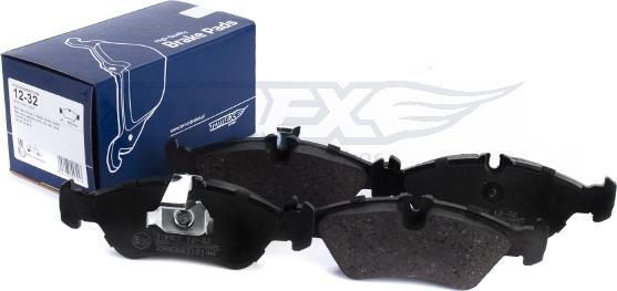 TOMEX brakes TX 12-32 - Тормозные колодки, дисковые, комплект www.parts5.com