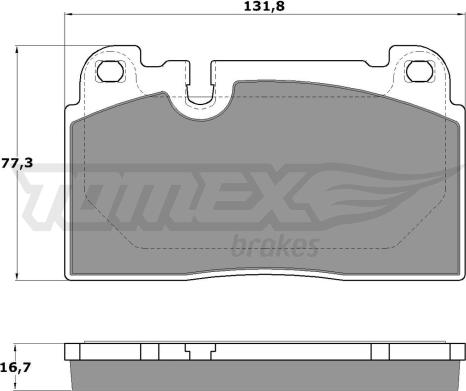 TOMEX brakes TX 17-14 - Brake Pad Set, disc brake www.parts5.com