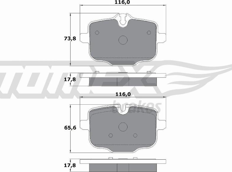 TOMEX brakes TX 17-36 - Juego de pastillas de freno www.parts5.com