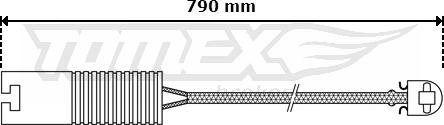 TOMEX brakes TX 30-30 - Signalni kontakt, trošenje kočione pločice parts5.com