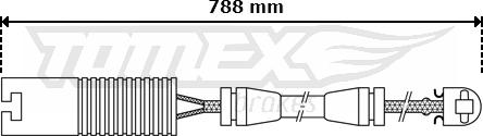 TOMEX brakes TX 30-29 - Senzor de avertizare,uzura placute de frana www.parts5.com