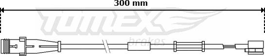 TOMEX brakes TX 30-70 - Contacto de aviso, desgaste de los frenos www.parts5.com