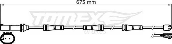 TOMEX brakes TX 31-35 - Contacto de aviso, desgaste de los frenos www.parts5.com