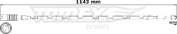 TOMEX brakes TX 31-29 - Opozorilni kontakt, obraba zavorne obloge www.parts5.com