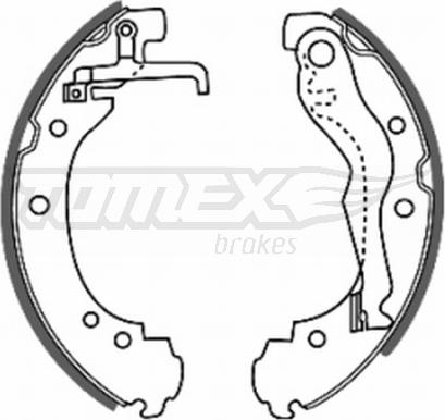 TOMEX brakes TX 20-47 - Jeu de mâchoires de frein www.parts5.com