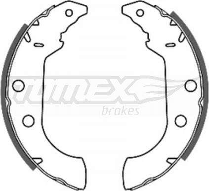 TOMEX brakes TX 20-67 - Set saboti frana www.parts5.com