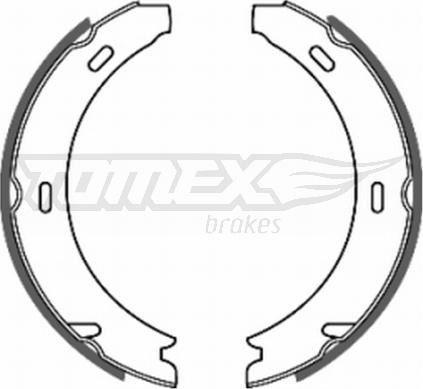 TOMEX brakes TX 20-37 - Sada brzdových čeľustí www.parts5.com