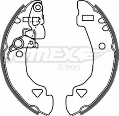 TOMEX brakes TX 20-27 - Set saboti frana www.parts5.com