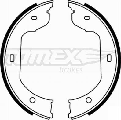 TOMEX brakes TX 21-90 - Brake Shoe Set www.parts5.com