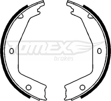 TOMEX brakes TX 21-97 - Set saboti frana www.parts5.com