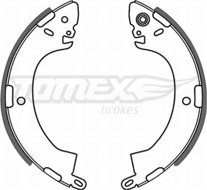 TOMEX brakes TX 21-44 - Brake Shoe Set www.parts5.com