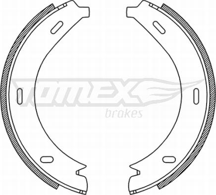 TOMEX brakes TX 21-19 - Sada brzdových čelistí www.parts5.com