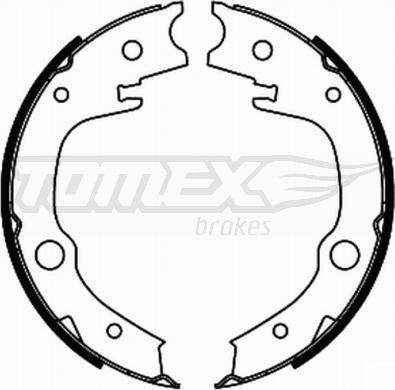 TOMEX brakes TX 21-86 - Sada brzdových čeľustí www.parts5.com