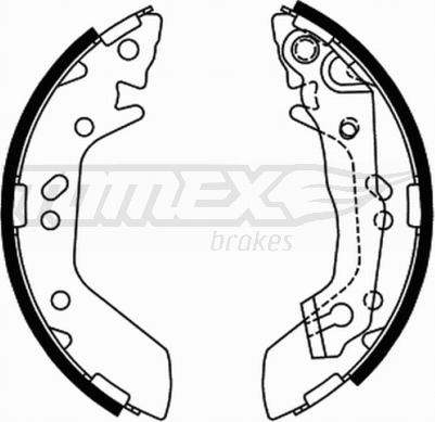 TOMEX brakes TX 21-70 - Garnitura zavorne celjusti www.parts5.com