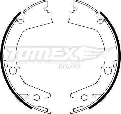 TOMEX brakes TX 23-16 - Juego de zapatas de frenos www.parts5.com