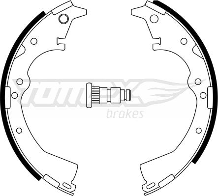 TOMEX brakes TX 23-36 - Fren pabuç takımı www.parts5.com