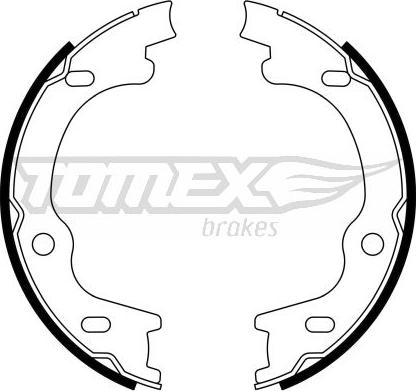 TOMEX brakes TX 23-38 - Brake Shoe Set www.parts5.com