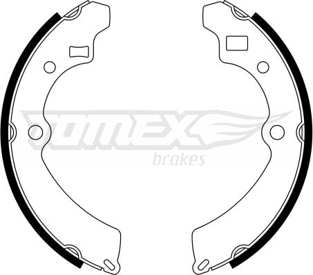 TOMEX brakes TX 23-32 - Set saboti frana www.parts5.com