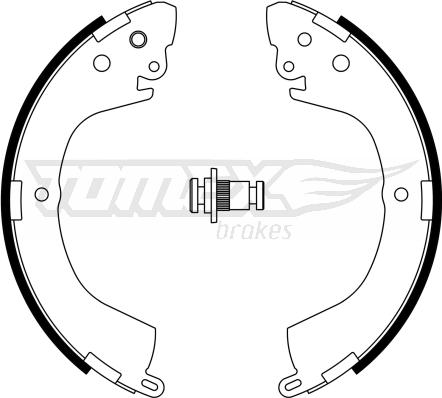 TOMEX brakes TX 23-29 - Bremsbackensatz www.parts5.com