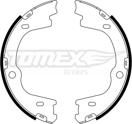 TOMEX brakes TX 23-27 - Σετ σιαγόνων φρένων www.parts5.com