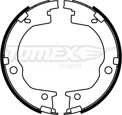 TOMEX brakes TX 22-55 - Set saboti frana www.parts5.com