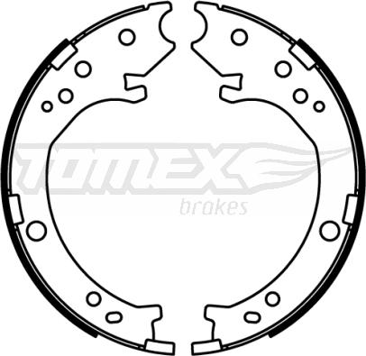 TOMEX brakes TX 22-51 - Комплект спирачна челюст www.parts5.com