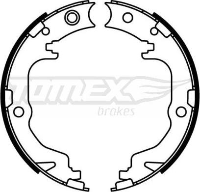 TOMEX brakes TX 22-60 - Brake Shoe Set www.parts5.com