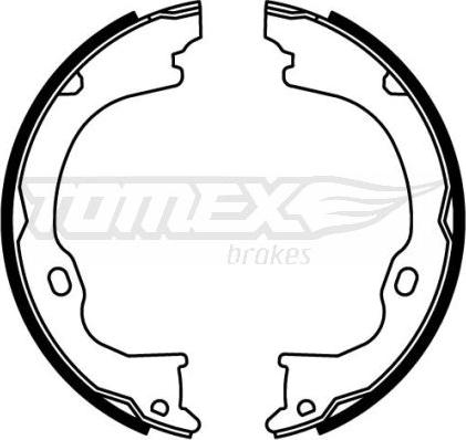 TOMEX brakes TX 22-61 - Brake Shoe Set www.parts5.com