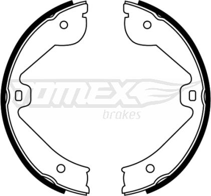 TOMEX brakes TX 22-67 - Brake Shoe Set www.parts5.com