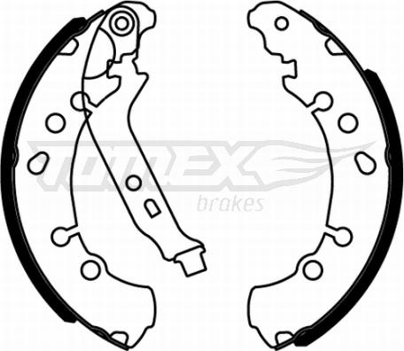 TOMEX brakes TX 22-17 - Set saboti frana www.parts5.com