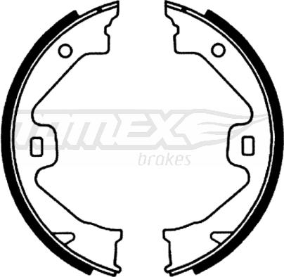 TOMEX brakes TX 22-70 - Set saboti frana www.parts5.com