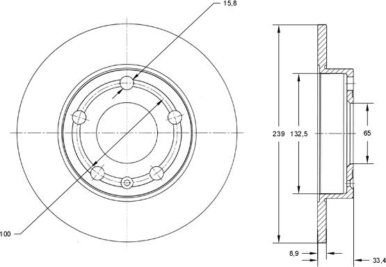 TOMEX brakes TX 73-06 - Brake Disc www.parts5.com