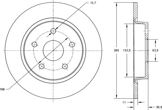 TOMEX brakes TX 73-01 - Brake Disc parts5.com