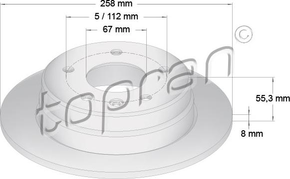 Topran 401 056 - Brake Disc www.parts5.com