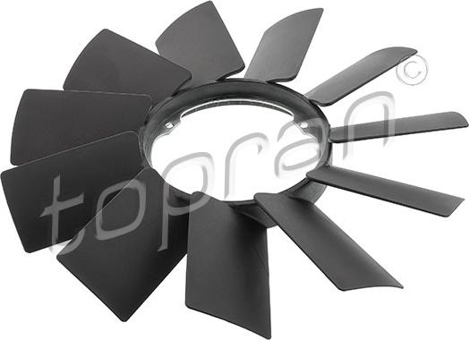 Topran 500 900 - Fan Wheel, engine cooling www.parts5.com