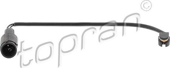 Topran 500 662 - Senzor de avertizare,uzura placute de frana www.parts5.com