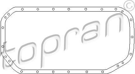 Topran 500 777 - Gasket, oil sump www.parts5.com