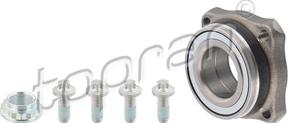 Topran 503 198 - Wheel hub, bearing Kit www.parts5.com