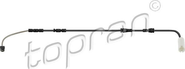 Topran 502 146 - Senzor de avertizare,uzura placute de frana www.parts5.com