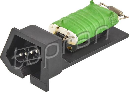 Topran 502 881 - Resistor, interior blower parts5.com