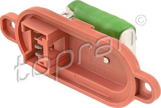 Topran 600 381 - Resistor, interior blower www.parts5.com