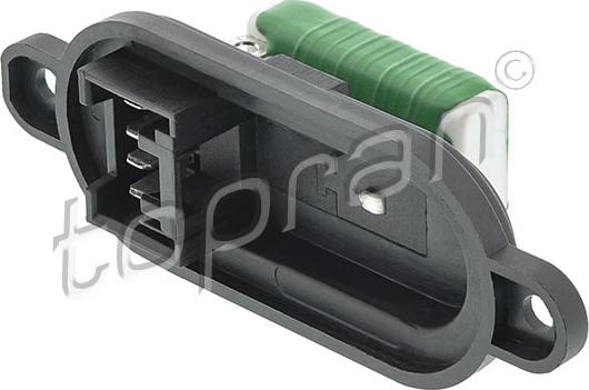 Topran 600 382 - Resistor, interior blower www.parts5.com