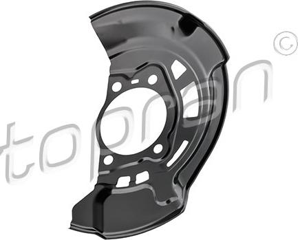 Topran 601 302 - Splash Panel, guard, brake disc www.parts5.com