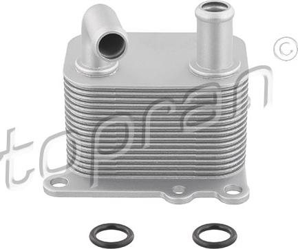 Topran 625 267 - Radiador de aceite, aceite motor www.parts5.com