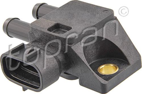 Topran 622 545 - Sensor, exhaust pressure www.parts5.com