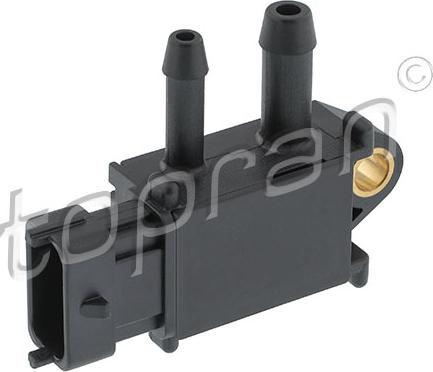 Topran 622 542 - Sensor, exhaust pressure www.parts5.com